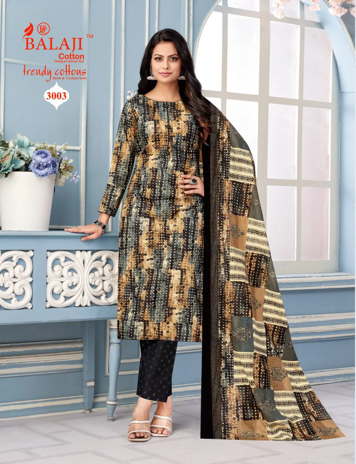 Trendy Cotton Vol 3 By Balaji Premium Cotton Dress Material Wholesale Online